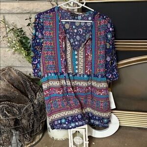 Coco + Carmen Multicolor Boho Dress